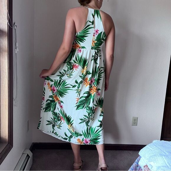 Gibson x Hi Sugarplum! Palm Springs Tropical Festival Maxi Dress Size S - Picture 3 of 12
